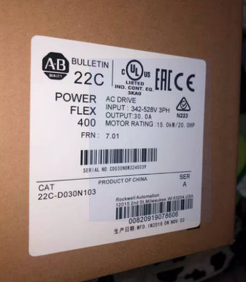 22C-D030N103 AB PowerFlex 400- 15 KW (20 CV) Acionamento AC