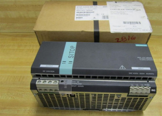 Siemens 6EP1 437 3BA00 Entrada de alimentação 400-500 V 3 CA Saída: 24 V CC/40 A Notas