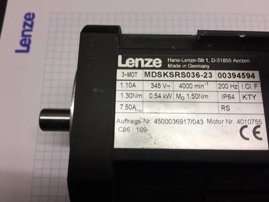 Lenze MDSKSRS036-23 Servomotor PODER nominal 0,54 kW