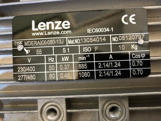 LENZE MDERAXX-080-13J Corrente nominal 1.5A Servo-acionadores industriais