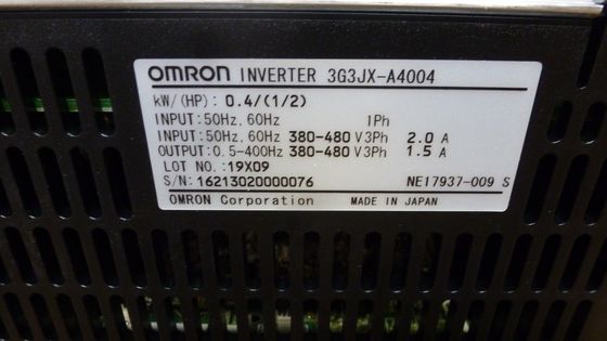 Servomotor Omron 3G3JX-A4004 para aplicações industriais
