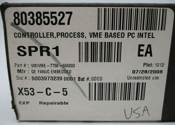 GE Fanuc Automation VMIVME-7750-666000 Computador de placa única VME baseado em processador Pentium III