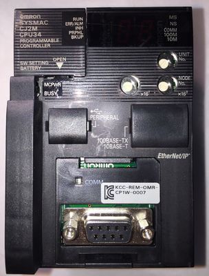 Omron CJ2M-CPU34 Controlador programável de corrente 5A