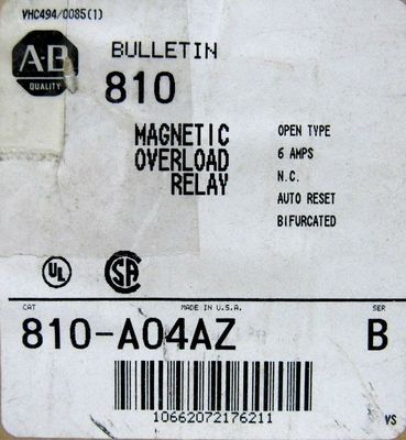 AB 810-A04AZ Interruptor de limite LSX pesado com terminal de parafuso DPDT 10A 120V