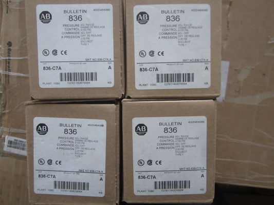 AB 836-C7A Electro-Mech Pres Cntrl Sw A solução perfeita para o controlo