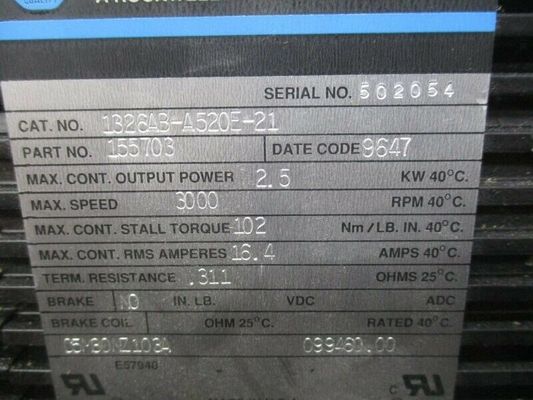 Servomotores da série 1391-DES AC Servo Drive compatível com AB 1326AB-A520E-21 Torque Plus