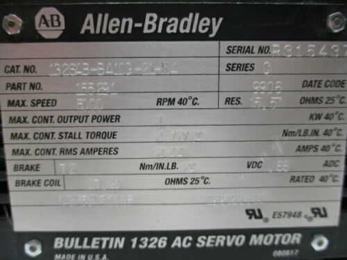 1391-DES AC Servo Drive Compatível AB 1326AB-B4100-21-K4 Torque Plus Servomotores