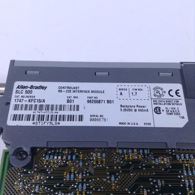 SLC500 ControlNet Modulo de Interface RS-232 AB 1747-KFC15