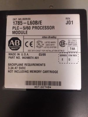Allen-Bradley 1785-L60BE Controladores programáveis PLC-5 melhorados