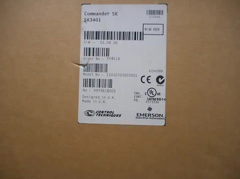SK3401 15KW Nidec EMERSON INVERTOR TECNICAS DE CONTROLO COMANDANTE SK