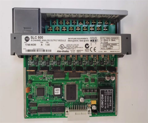Allen-Bradley 1746-NO8I Modulo de saída analógica Modulo de controlo