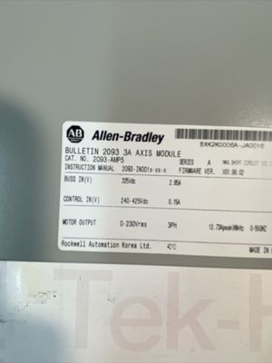 ALLEN-BRADLEY 2093-AMP5 Kinetix 2000 Servo-Drive de vários eixos