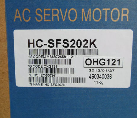 Mitsubishi AC servomotor HC-SFS202K Amplificadores operacionais Servomotor industrial