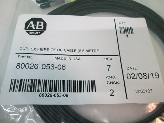 ALLEN-BRADLEY 80026-053-06 Cabos duplex de fibra óptica 5.5M