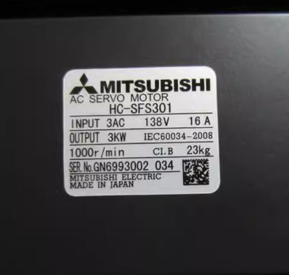 Mitsubishi HC-SFS301 AC Servomotor Mitsubishi HC-SFS301 Servomotor industrial
