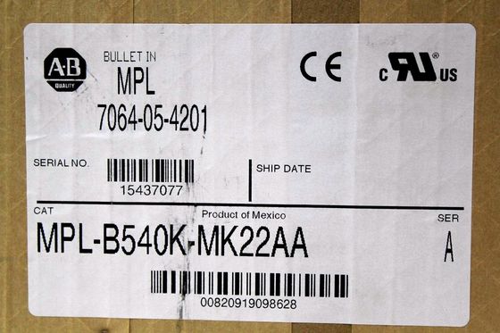 ALLEN-BRADLEY MPL-B540K-MJ22AA MPL-Série MPL 480V AC Servomotor rotativo