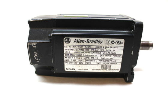 ALLEN-BRADLEY MPM-B320P-MJ72AA MP-Série MPL 480V AC Servomotor rotativo