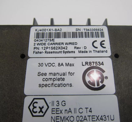 EMERSON DELTAV KJ4001X1-BA2 CONTROLADOR DE PODER 2 portador largo