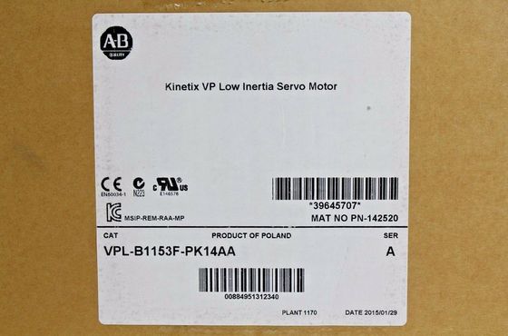 ALLEN-BRADLEY VPL-B1153F-PK14AA Kinetix VP Servomotor de Baixa Inercia