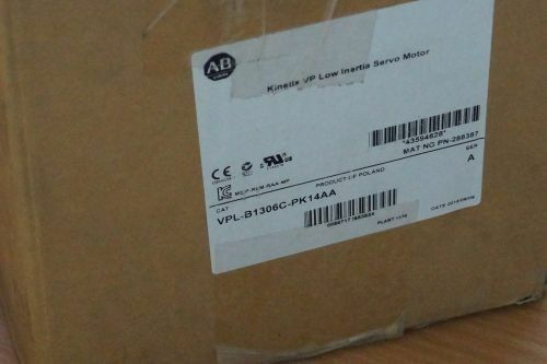 Allen-Bradley VPL-B1306C-PK14AA Kinetix VP Servomotor de Baixa Inercia