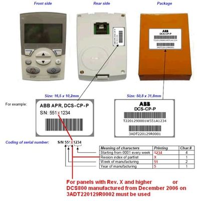 ABB 3ADT220129R1001 Interruptor de contato auxiliar da série S200