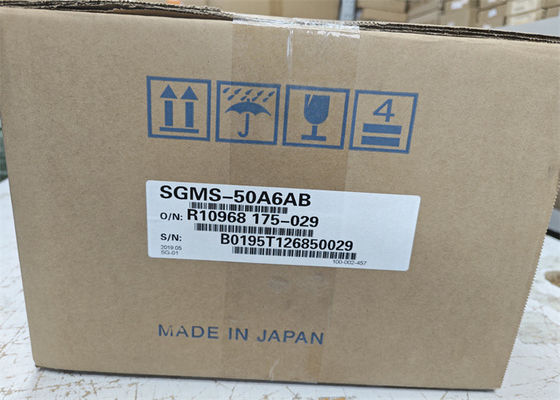 YASKAWA Industrial Servo Motor SGMS-50A6AB País de origem é Janpan