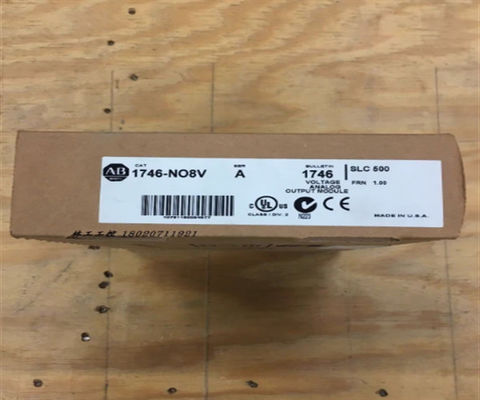 1746-NO8V Allen-Bradley 1746 Analog Output Module Número de peça 1746-NO8V Temperatura nominal -20...55 Â°C -4...131 Â°F