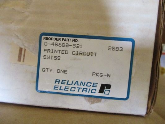 RELIANCE 0-48680-521 Reliance PC Elétrico Tacômetro