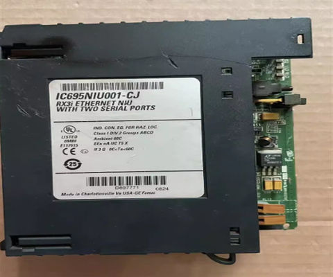 GE PACSystems RX3i Ethernet Network Interface Unit IC695NIU001 Módulo I O Digital