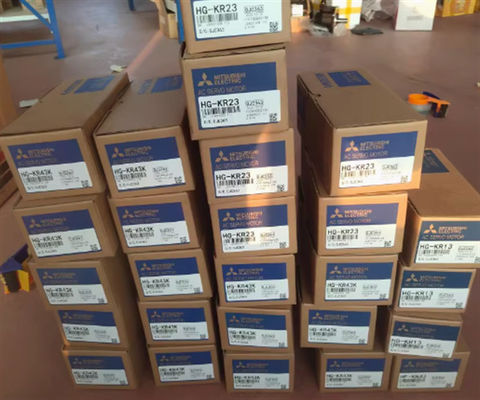HC-MFS23G2 Mitsubishi AC Servo Motor 400V 7KW Servo Motor Industrial para controle preciso