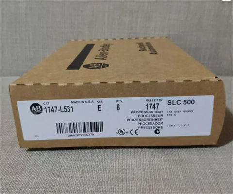 Allen-Bradley 1747-L531 SLC 5/03 Processador Memória 8K, DH485 & RS-232, Série E