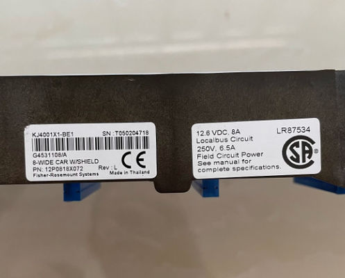 Emerson Deltav KJ4001X1-CH1 12P1811X012 RTD Bloco do terminal