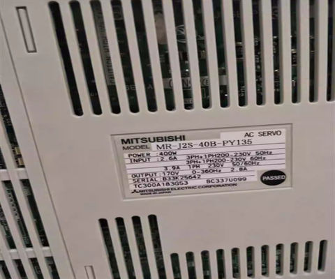 Movimentação servo servo da 3-fase 5KW do amplificador da C.A. de MR-J2S-40B-PY135 Mitsubishi
