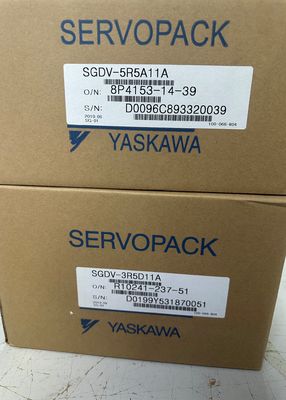 Yaskawa Servo Drives SGDV-5R5A11A 200V Capacidade nominal 200-230 VAC, entrada de 60 Hz