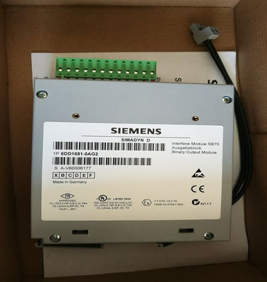 Siemens 6DD16810AG2 Módulo Original de Sistema de Programação de Controle de Máquina-ferramenta