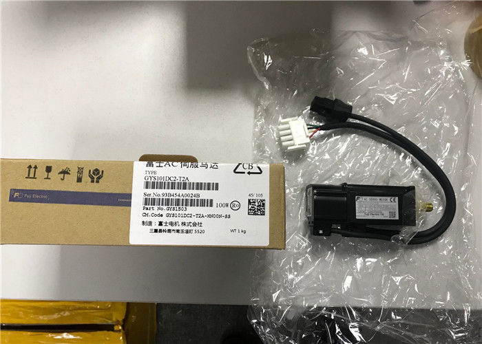 Fase 100W 200 monofásica elétrica de Fuji do servo motor de GYS101DC2-T2à 230V 3000Rmp