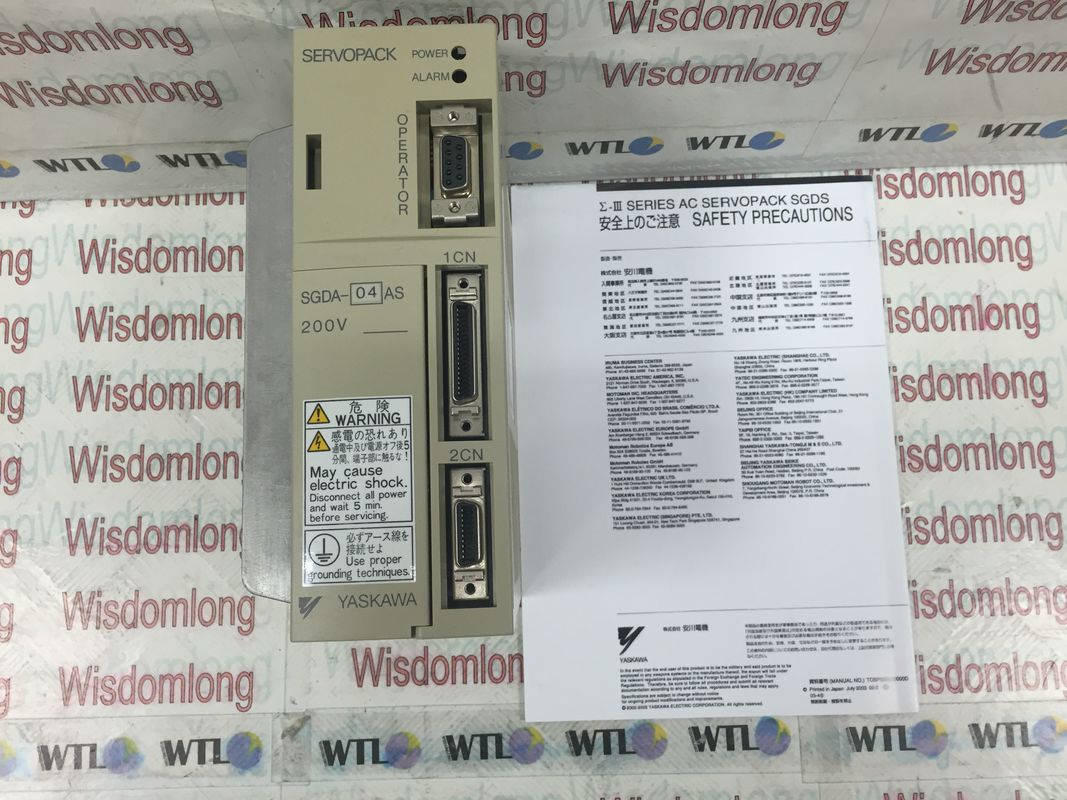 Yasakawa SGDA-04AS   O servo motor da C.A. conduz 0,53 FONTES de ALIMENTAÇÃO de HP 200 V