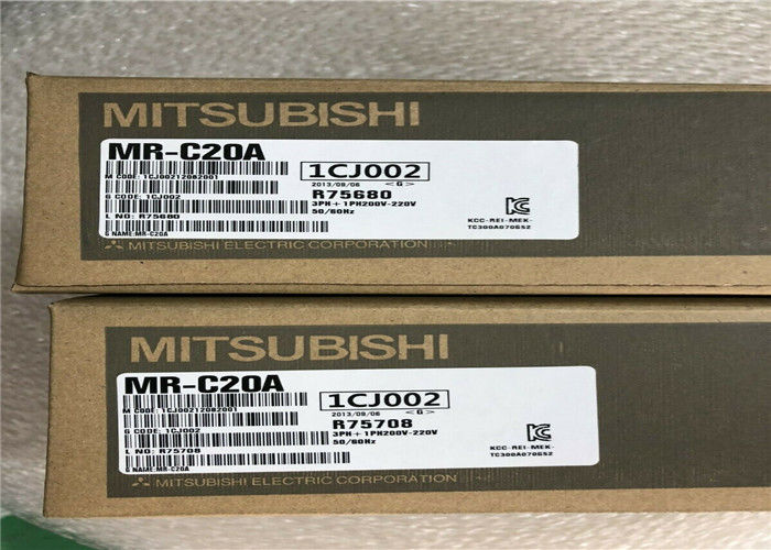 Da série industrial da movimentação MR-C20A MR-C de Mitsubishi Electric poder servo 200W 1.5A do amplificador da C.A.