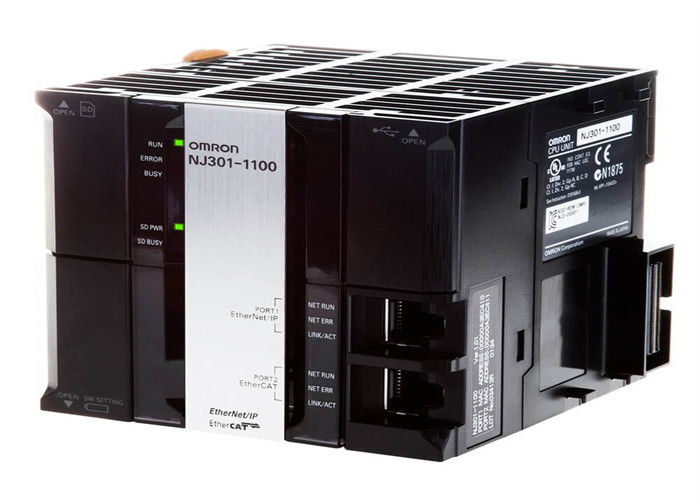 Controlador do PLC da MEMÓRIA do MB do processador central 5 do CONTROLE de MOVIMENTO SYSMAC de Omron NJ301-1100 NJ3