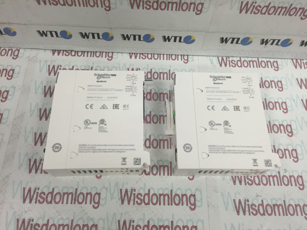 BMXP342020 processador, Modicon M340, 1024 máximos + I/O discreto de 256 analógicos, Modbus, ethernet