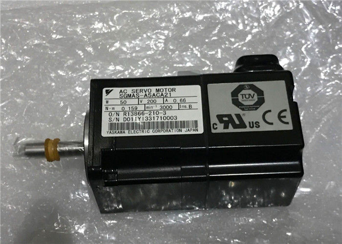SERVO MOTOR 50W 0.66A 0.159N.m da C.A. SGMAS-A5ACA21 do Sigma II de YASKAWA SGMAH