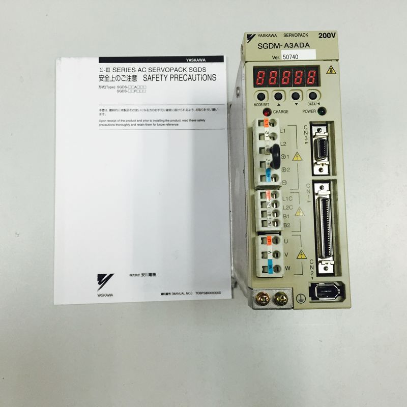 O servo 50/60HZ industrial conduz YASKAWA SGDM-A3 ADA Servopack 1PH 200-230V 0.82A