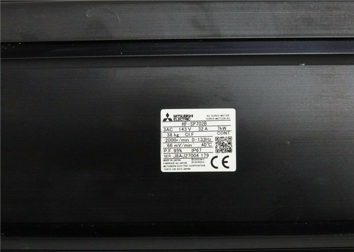 Servo motor 7.0KW HF-SP702B da C.A. de J3 Mitsubishi com freio 2000rpm industrial