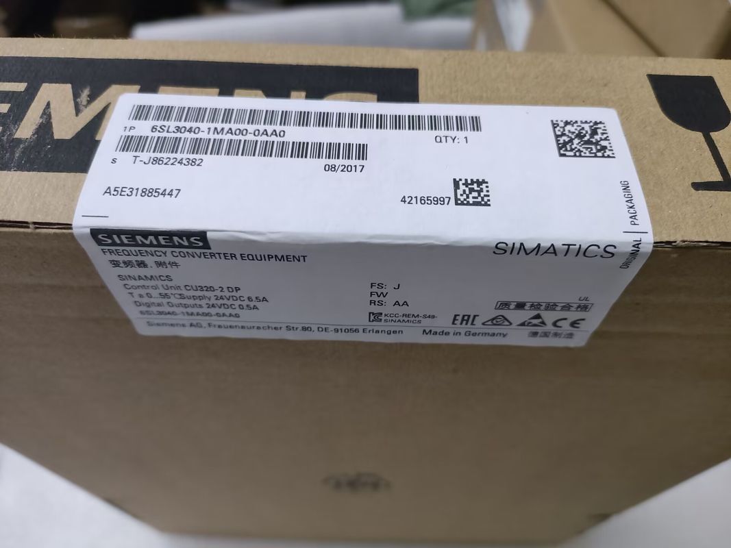 DP de Siemens 6SL3040-1MA00-0AA0 CU320-2 COM RELAÇÃO de PROFIBUS SEM CARTÃO FLASH COMPACTO.