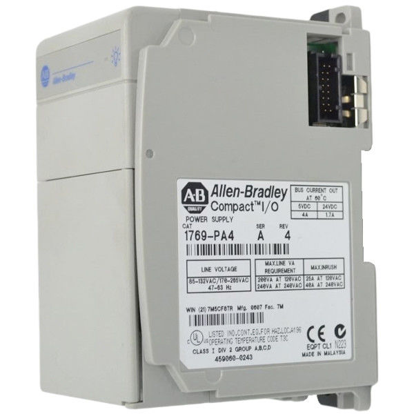 AB 1769-PA4 120/220 DE VAC DE SAÍDA 18 WATTS FONTE DE UMA ALIMENTAÇÃO DE 25 AMPÈRES 170-265 VAC DE ENTRADA