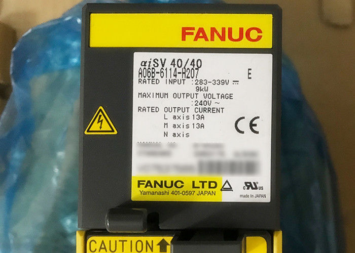 Do MOTORISTA SERVO A06B-6114-H207 do MÓDULO da ALFA i da LINHA CENTRAL de Fanuc 2 amplificador servo SVM2-40/40 NOVO i da C.A.