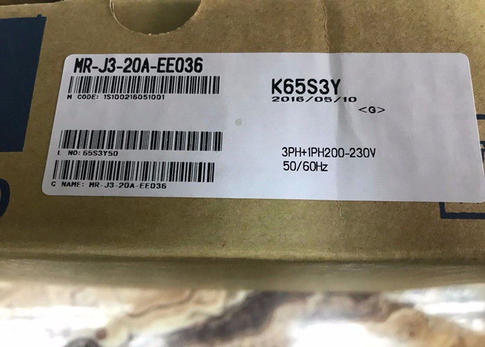 MOVIMENTAÇÃO industrial servo 200W 170V 0-360Hz 1.5A do amplificador MR-J3-20A-EE036 da C.A. de MITSUBISHI