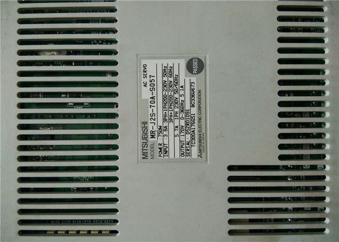 Amplificador do motorista MR-J2S-70A-S057 do servo motor da C.A. de Mitsubishi Electric 750W 3Phase novo