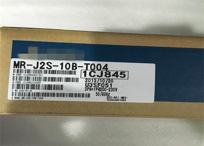Movimentação NOVA servo industrial do AMPLIFICADOR MR-J2S-10B-T004 da C.A. 100W de Mitsubishi Electric no estoque