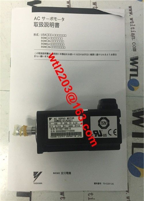 Servo motor industrial SGMAS-01A2A21 100W 200V da C.A. de Yaskawa BRANDNEW